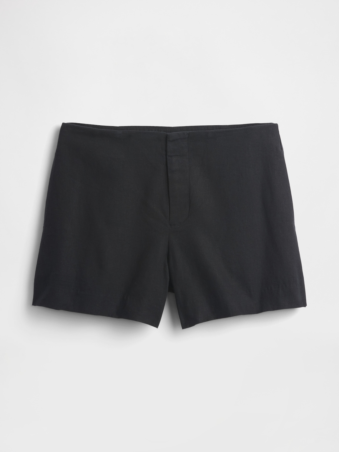 4" Mid Rise Linen-Blend Shorts