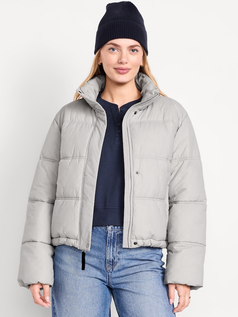 Water-Resistant Puffer Jacket