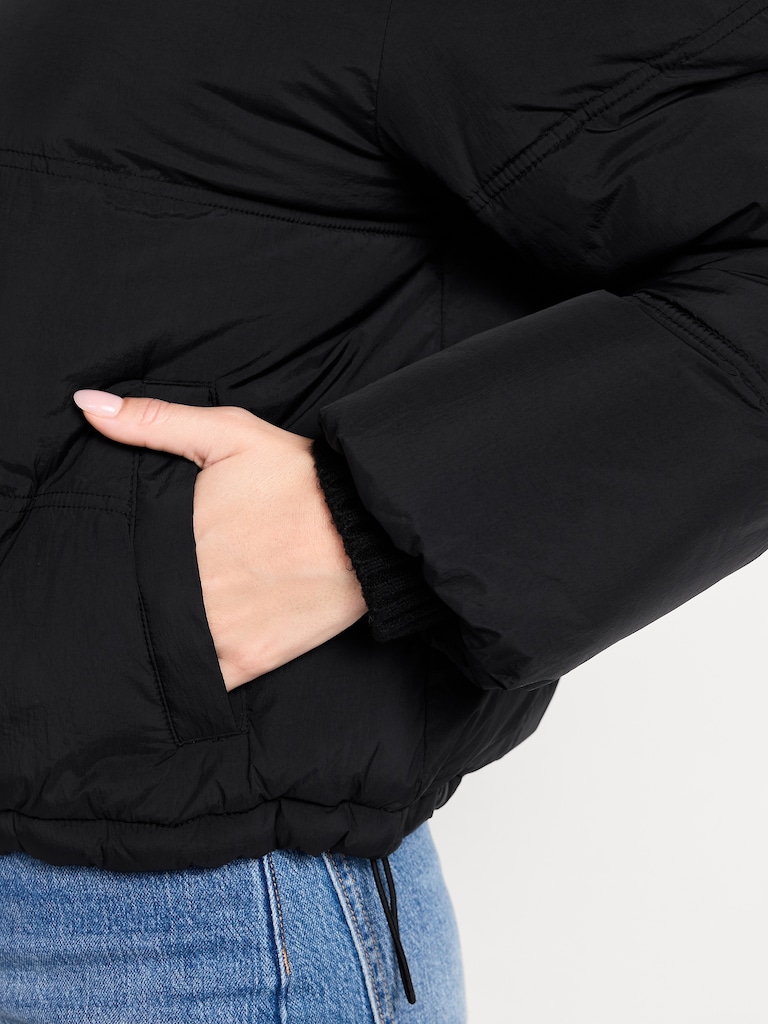 Water-Resistant Puffer Jacket