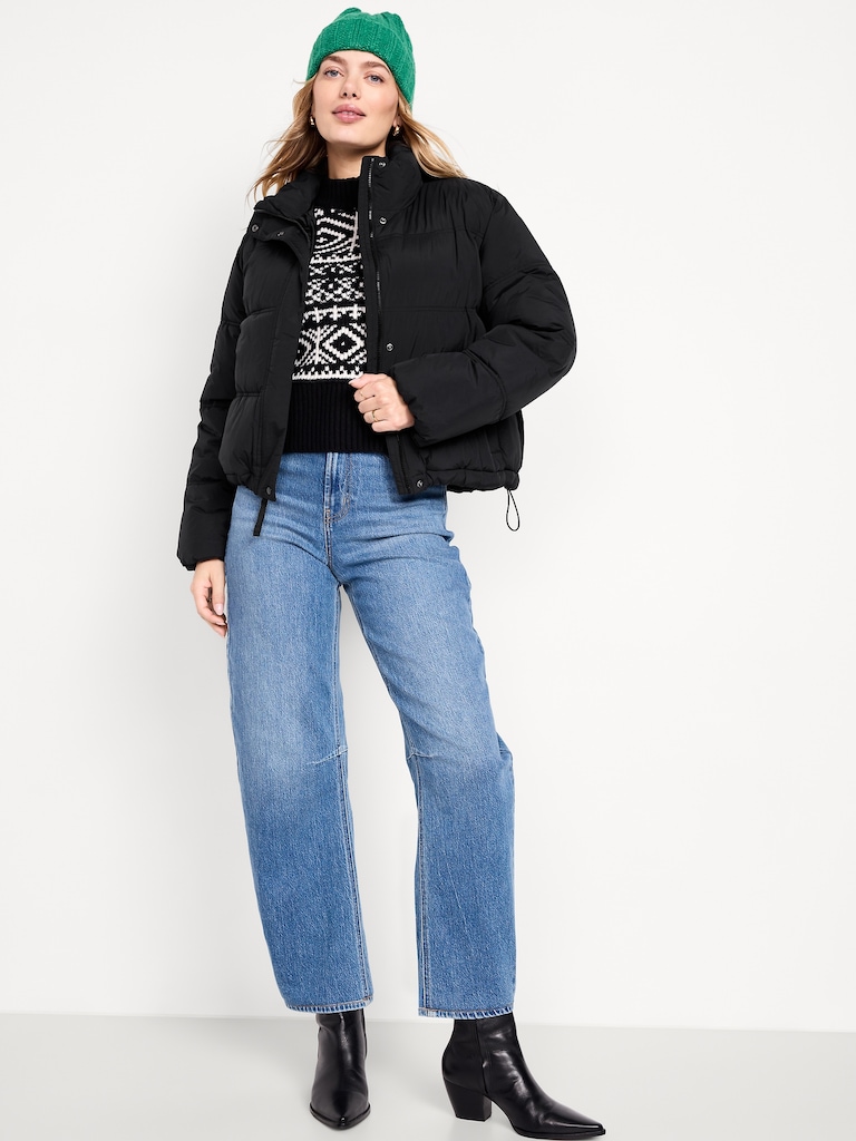 Water-Resistant Puffer Jacket
