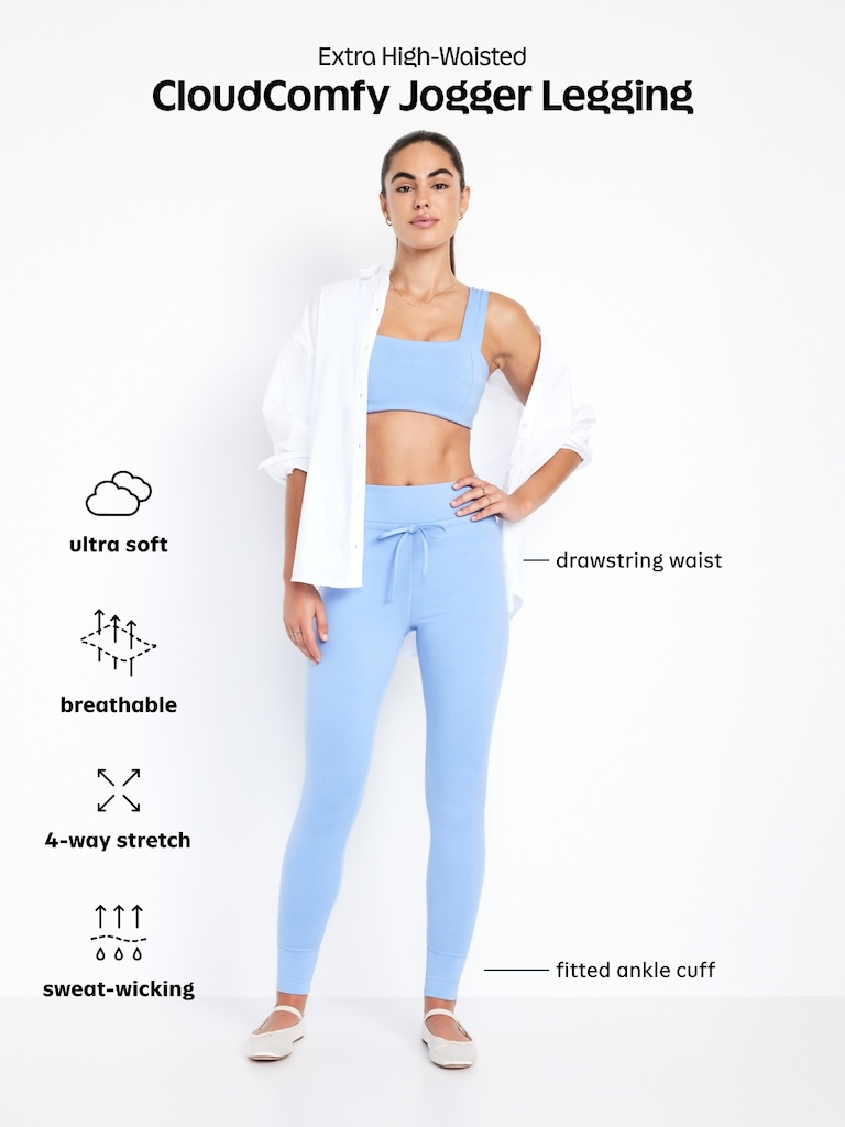 Extra High-Waisted CloudComfy Jogger Leggings