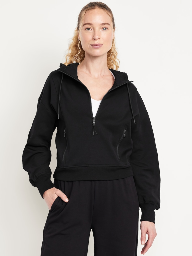 Dynamic Fleece Half-Zip Hoodie Sweatshirt