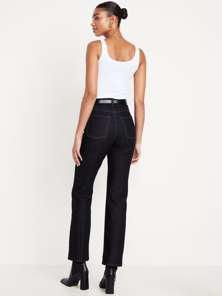 Extra High-Waisted Baby Boot-Cut Jeans