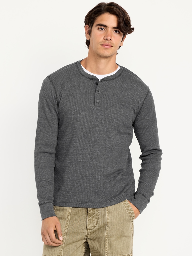 Waffle Henley T-Shirt