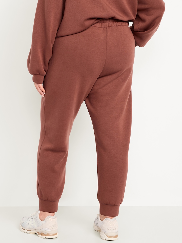 High-Waisted Bounce Fleece Jogger Sweatpants