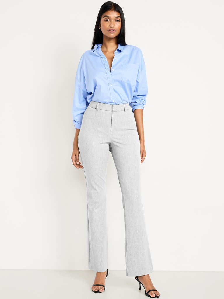 High-Waisted Pixie Flare Pants