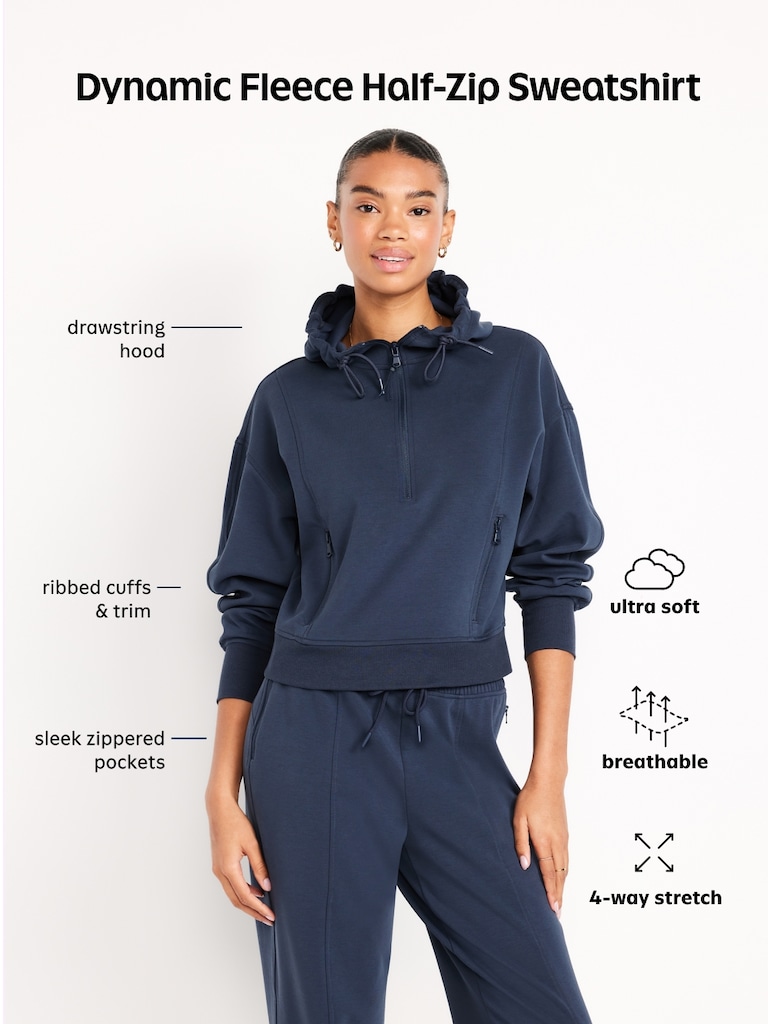 Dynamic Fleece Half-Zip Sweatshirt
