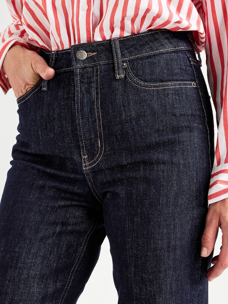 Extra High-Waisted Straight Jeans