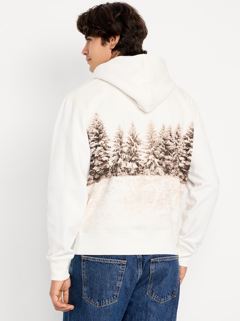 Rotation Graphic Popover Hoodie