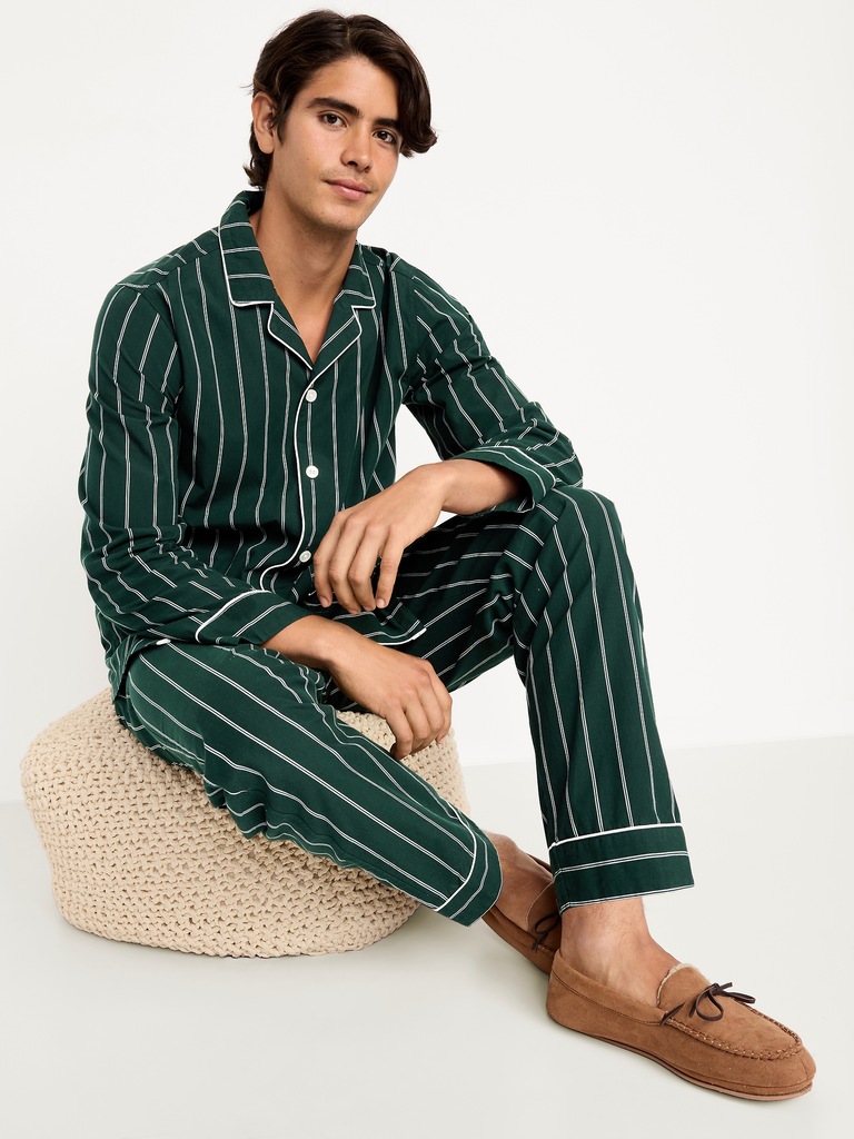 Poplin Pajama Pant Set