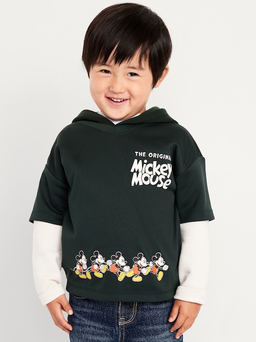 Generic Disney© Mickey Mouse Oversized Unisex Graphic Hoodie for Toddler clearance deal