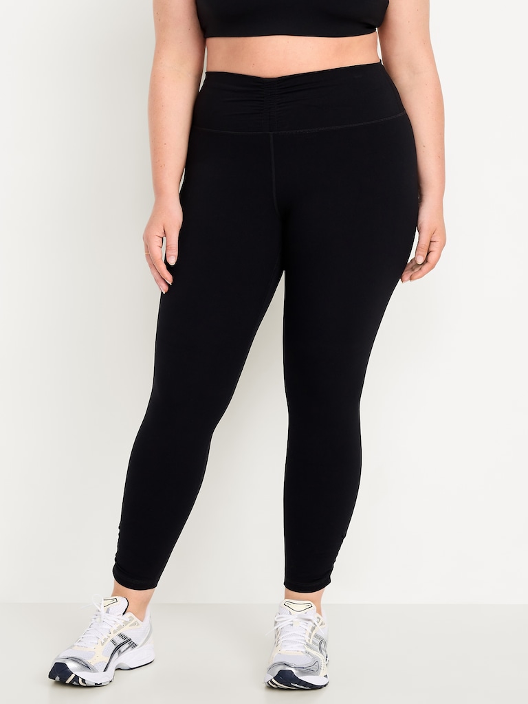 High-Waisted StudioSmooth Ruched Leggings