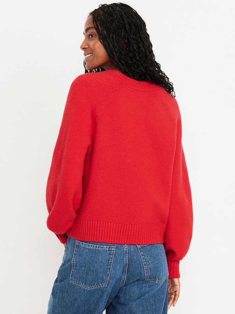 SoSoft Crew-Neck Cardigan Sweater