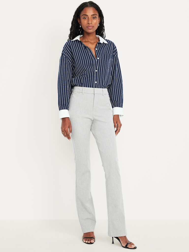 High-Waisted Pixie Flare Pants