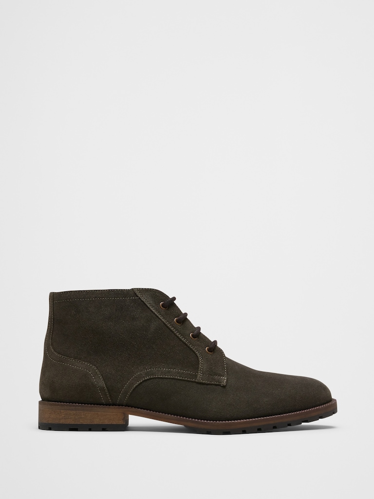 Suede Chukka Lace Up Boot