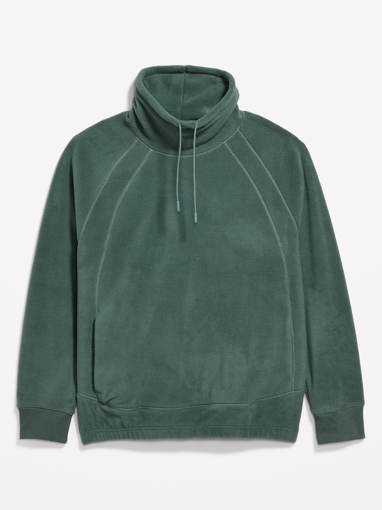 Funnel Neck Microfleece Pullover