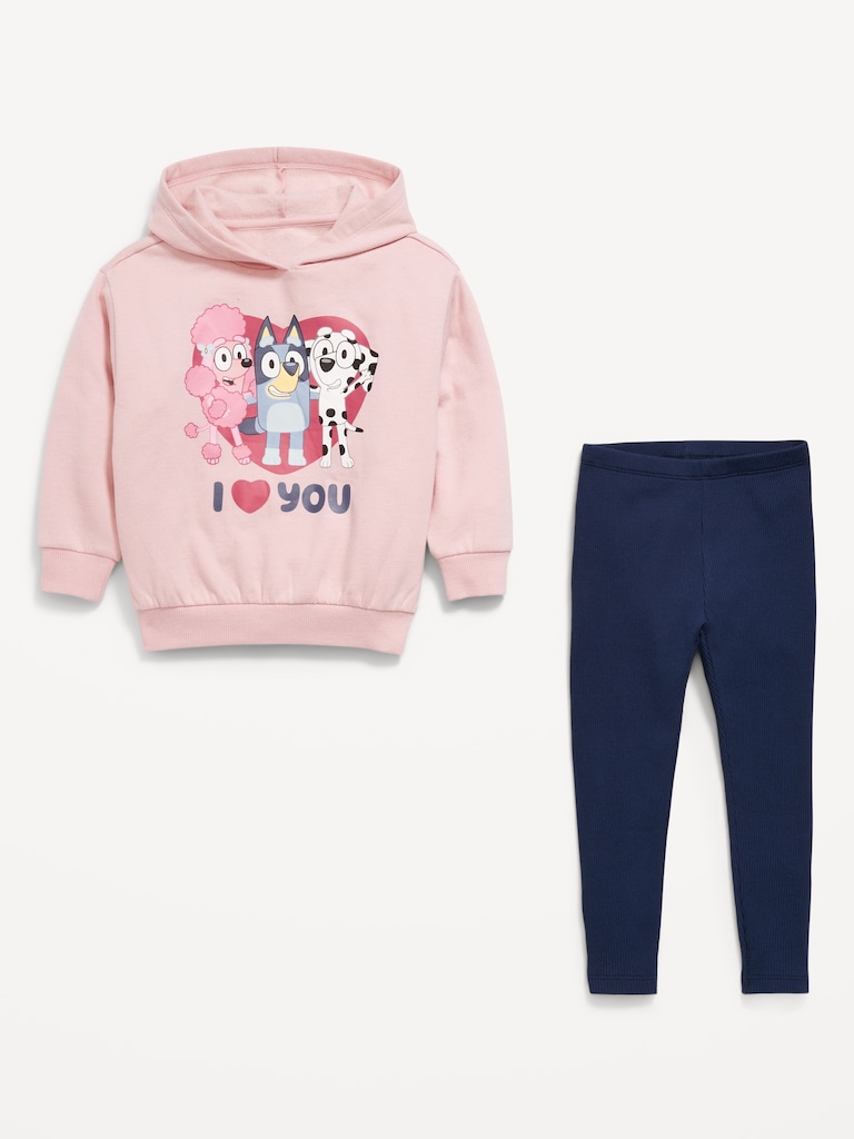 Bluey™ Tunic Hoodie and Leggings Set for Toddler Girls