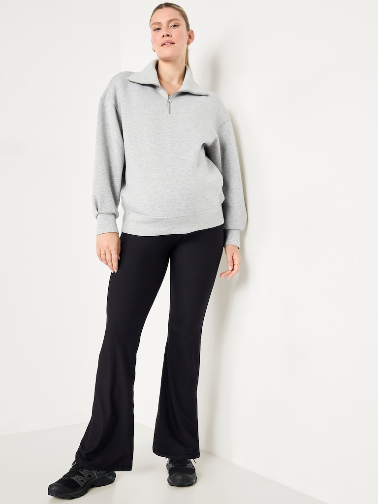 Maternity Full-Panel PowerSoft Flare Leggings