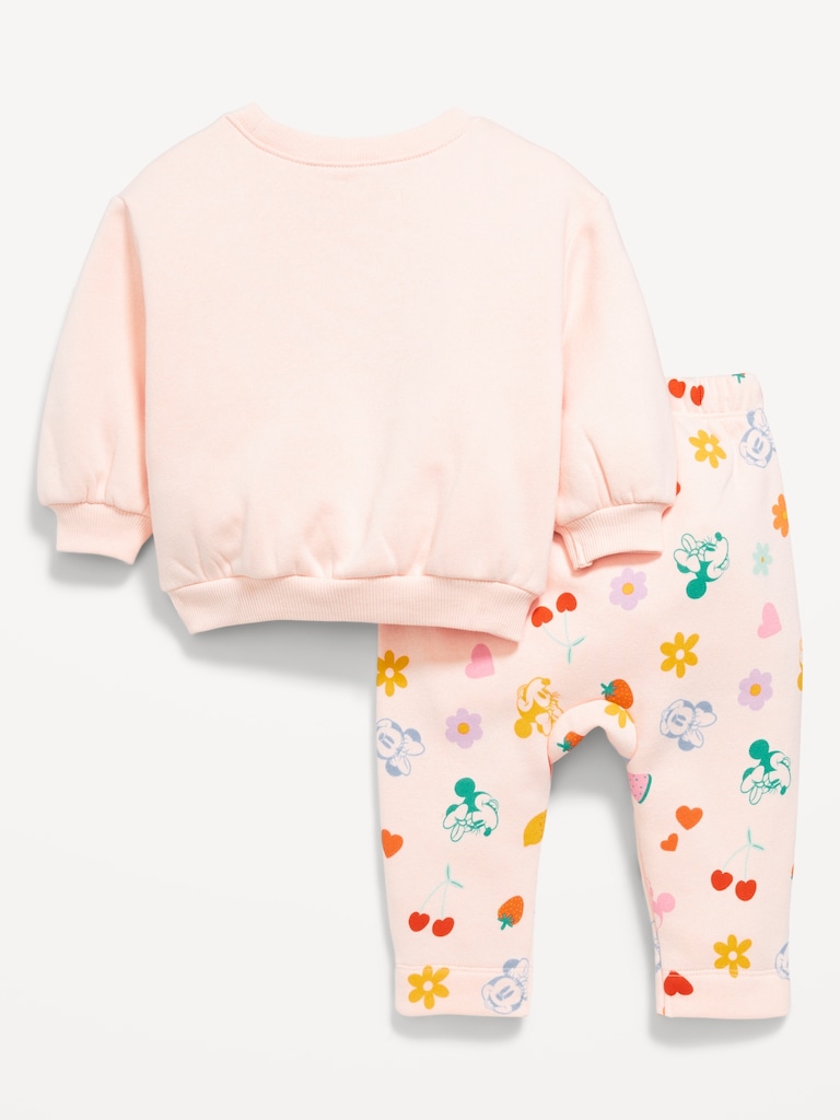 Disney© Crew-Neck Sweatshirt and Sweatpants Set for Baby
