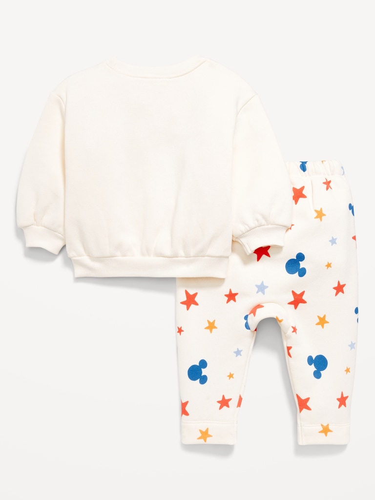 Disney© Crew-Neck Sweatshirt and Sweatpants Set for Baby