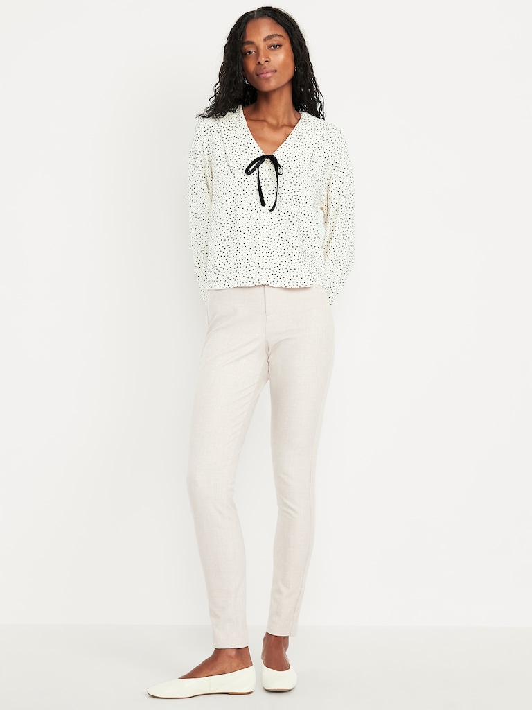 High-Waisted Pixie Skinny Ankle Pants