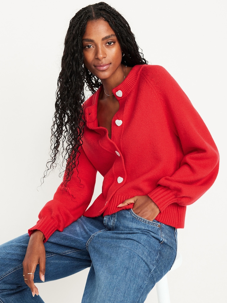 SoSoft Crew-Neck Cardigan Sweater