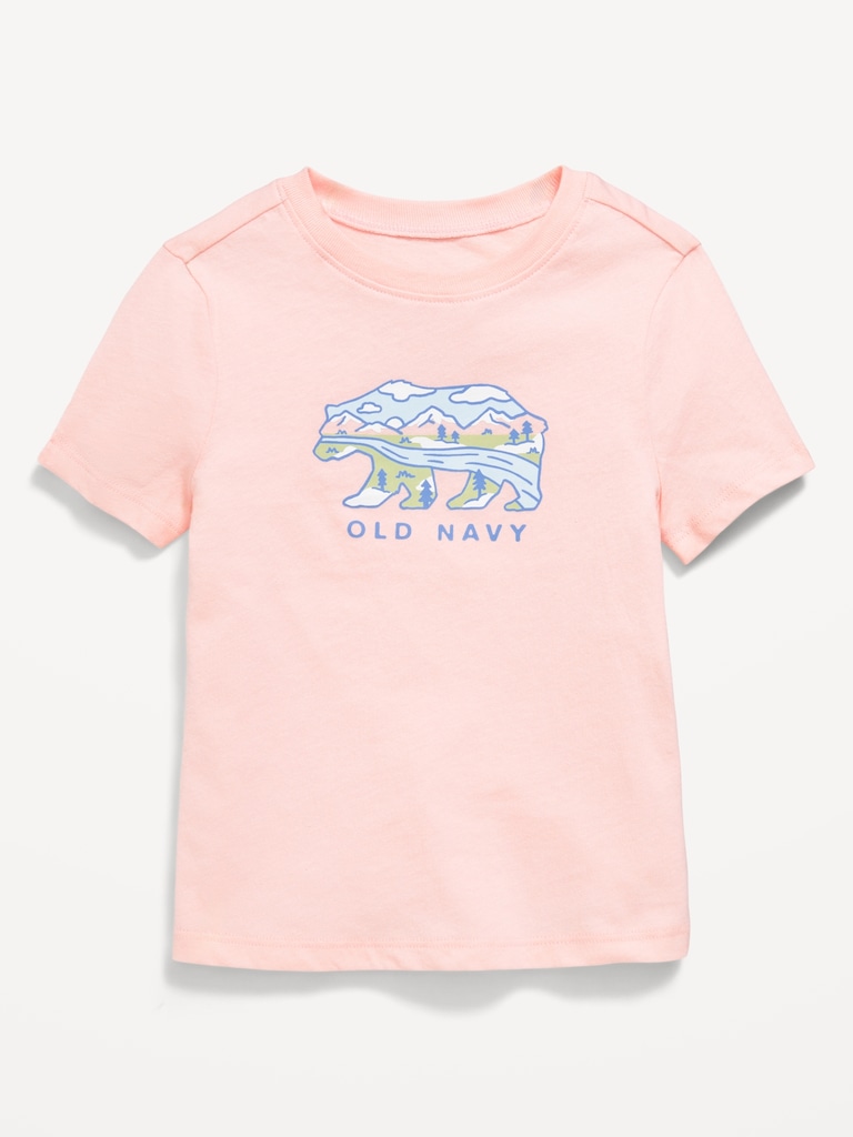 Short-Sleeve Logo-Graphic T-Shirt for Toddler Girls