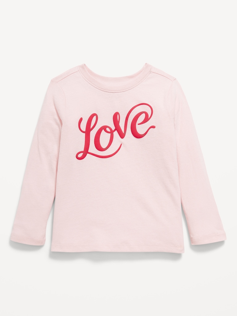 Long-Sleeve Graphic T-Shirt for Toddler Girls
