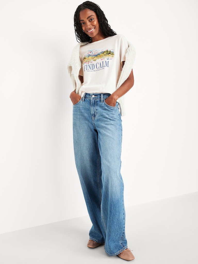 EveryWear Crew-Neck Graphic T-Shirt