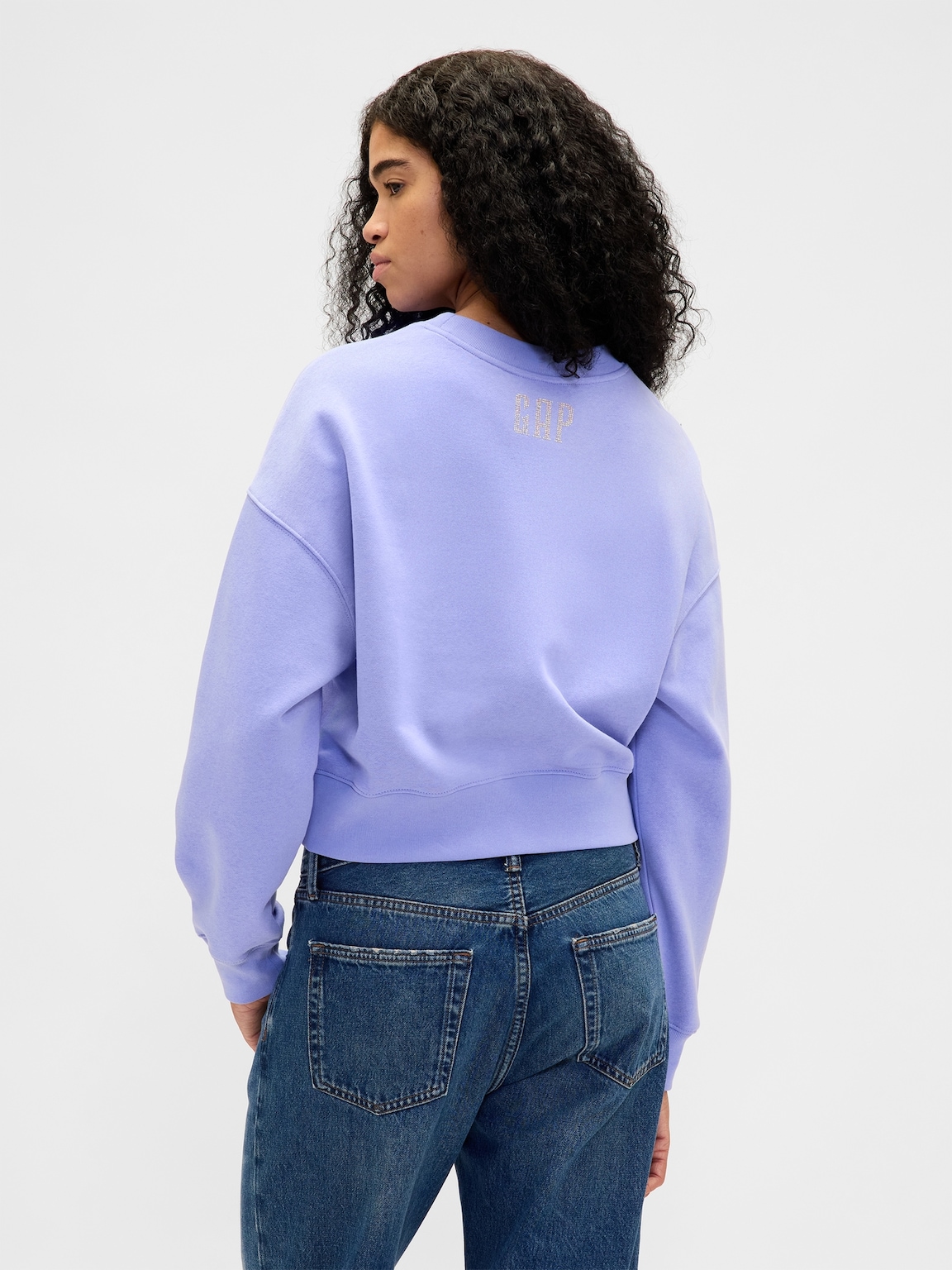 VintageSoft Wicked Crop Wedge Sweatshirt