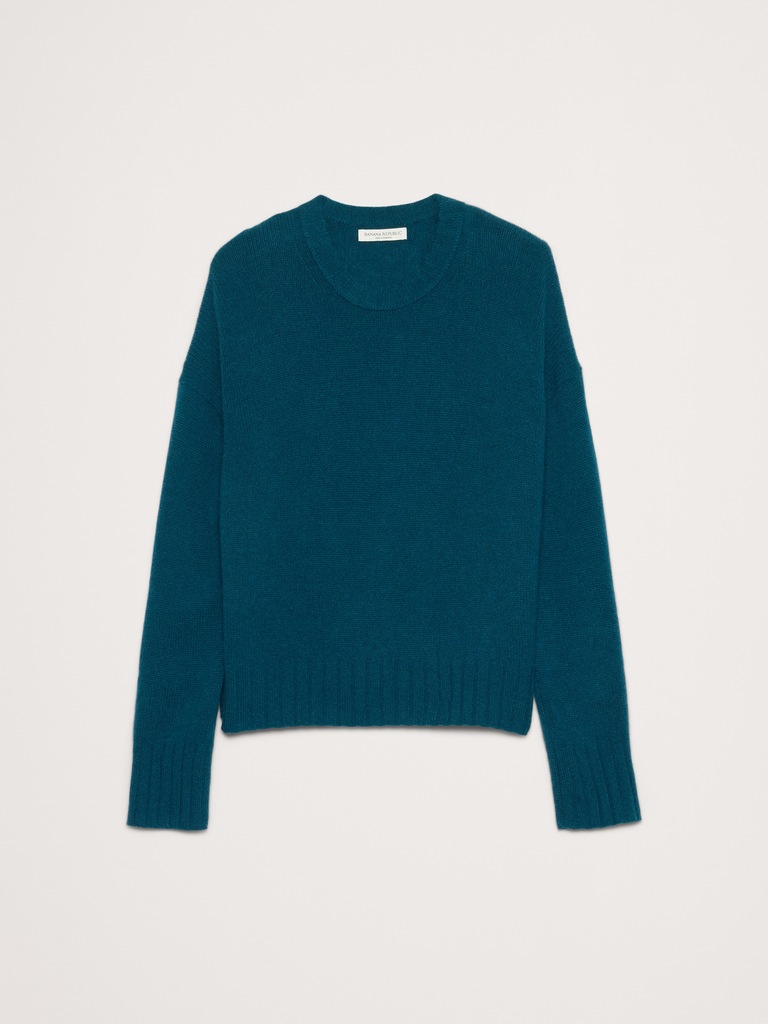 Midweight Cashmere Crew-Neck Sweater