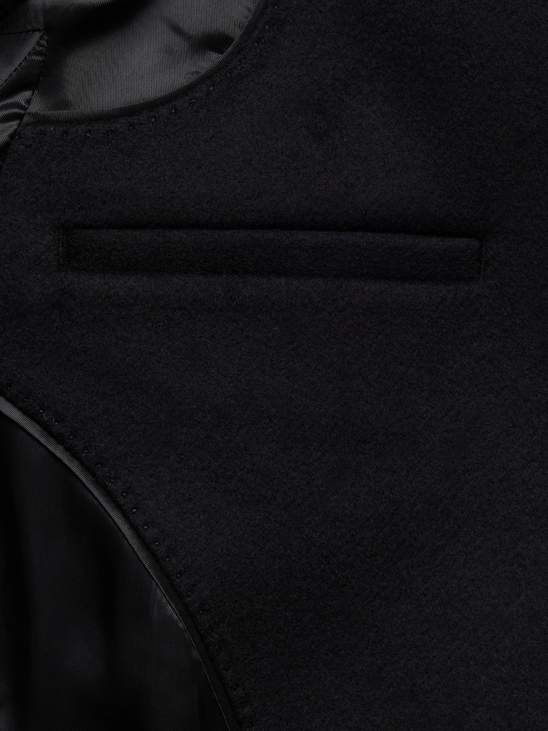 Italian Wool-Cashmere Wrap Coat