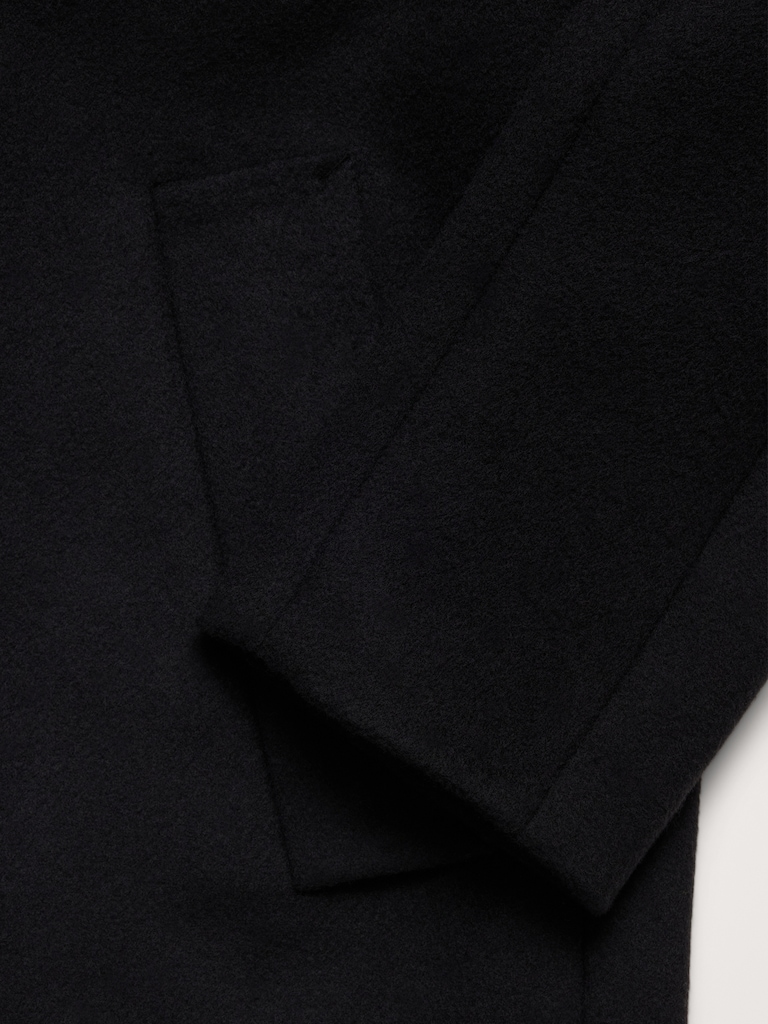 Italian Wool-Cashmere Wrap Coat
