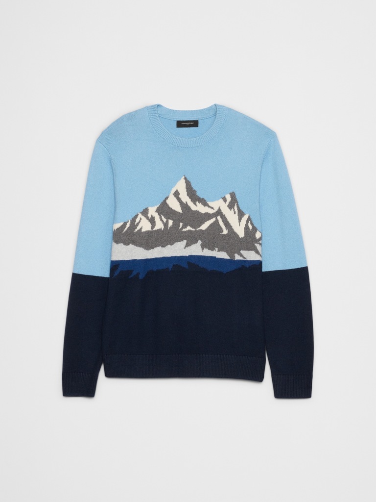 Graphic Colorblock Sweater