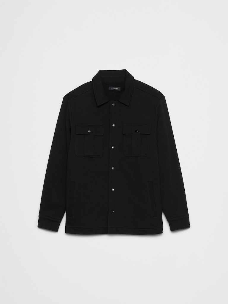 Sherpa Lined Shirt Jacket
