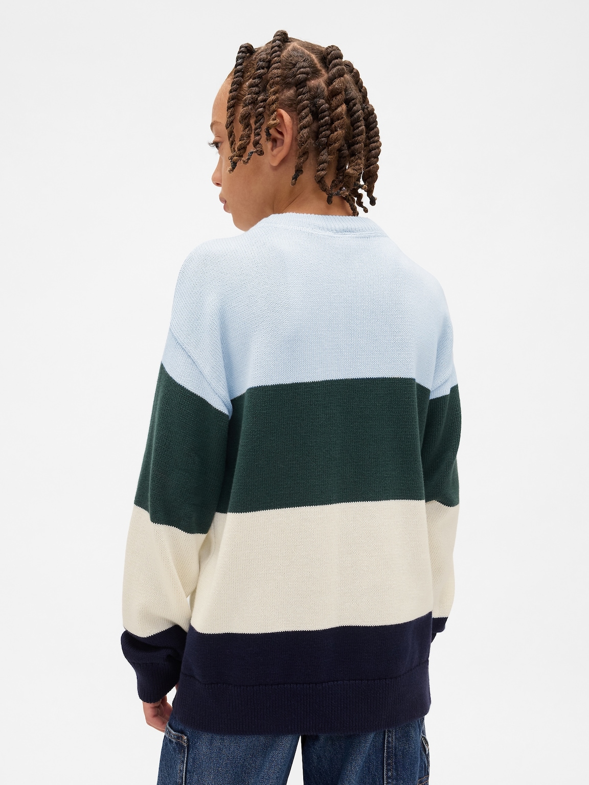Kids Relaxed Crewneck Sweater