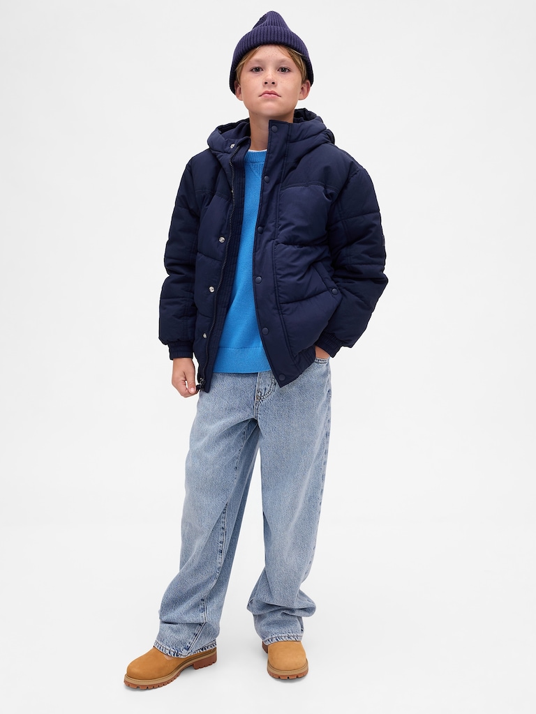 Kids Relaxed Crewneck Sweater