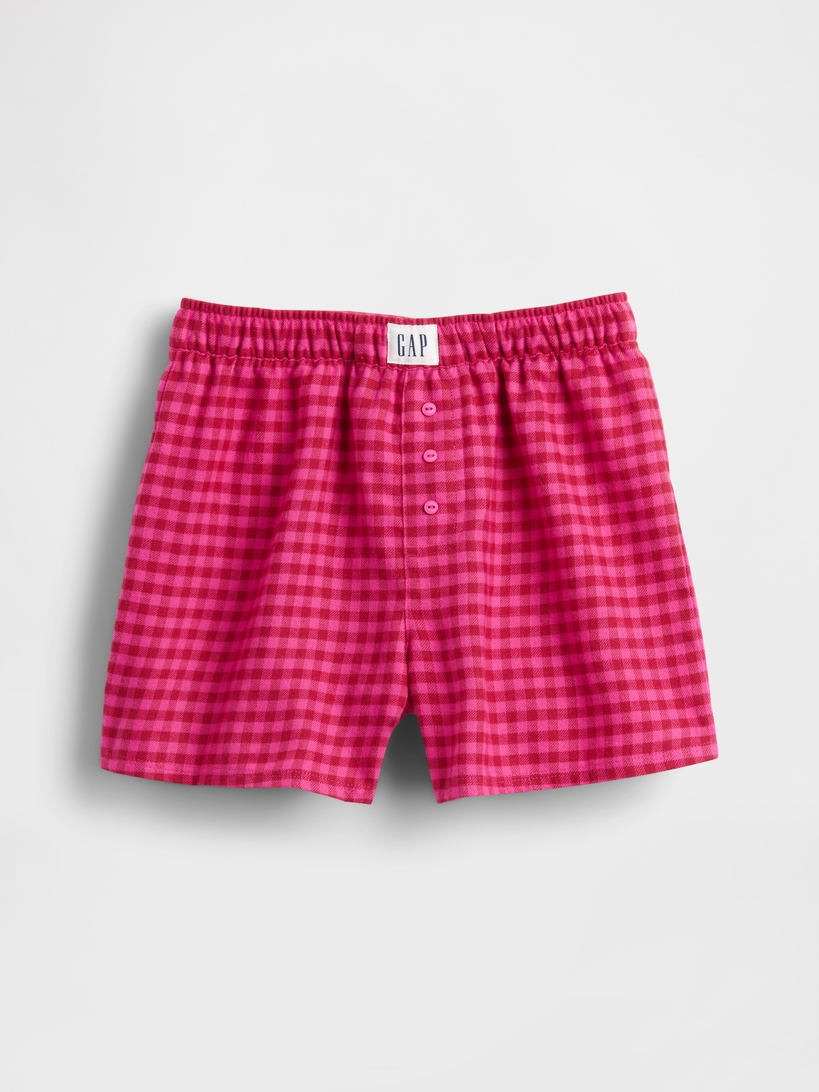 Kids Recycled Flannel PJ Boxer Shorts
