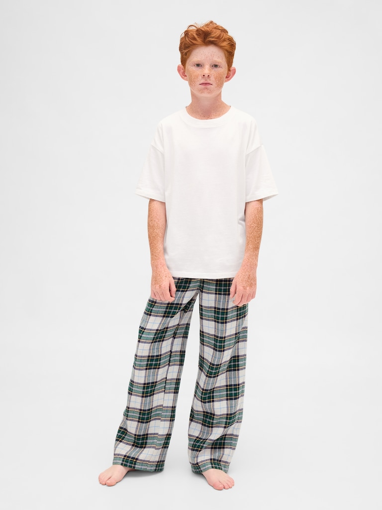 Kids Recycled Flannel PJ Pants