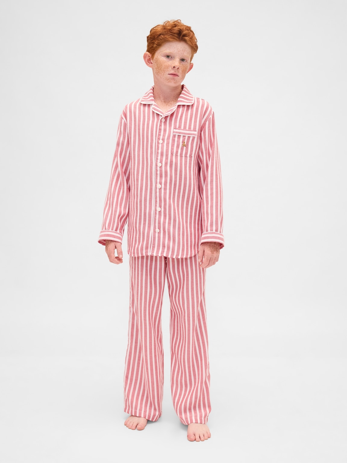 Kids Recycled Flannel PJ Set