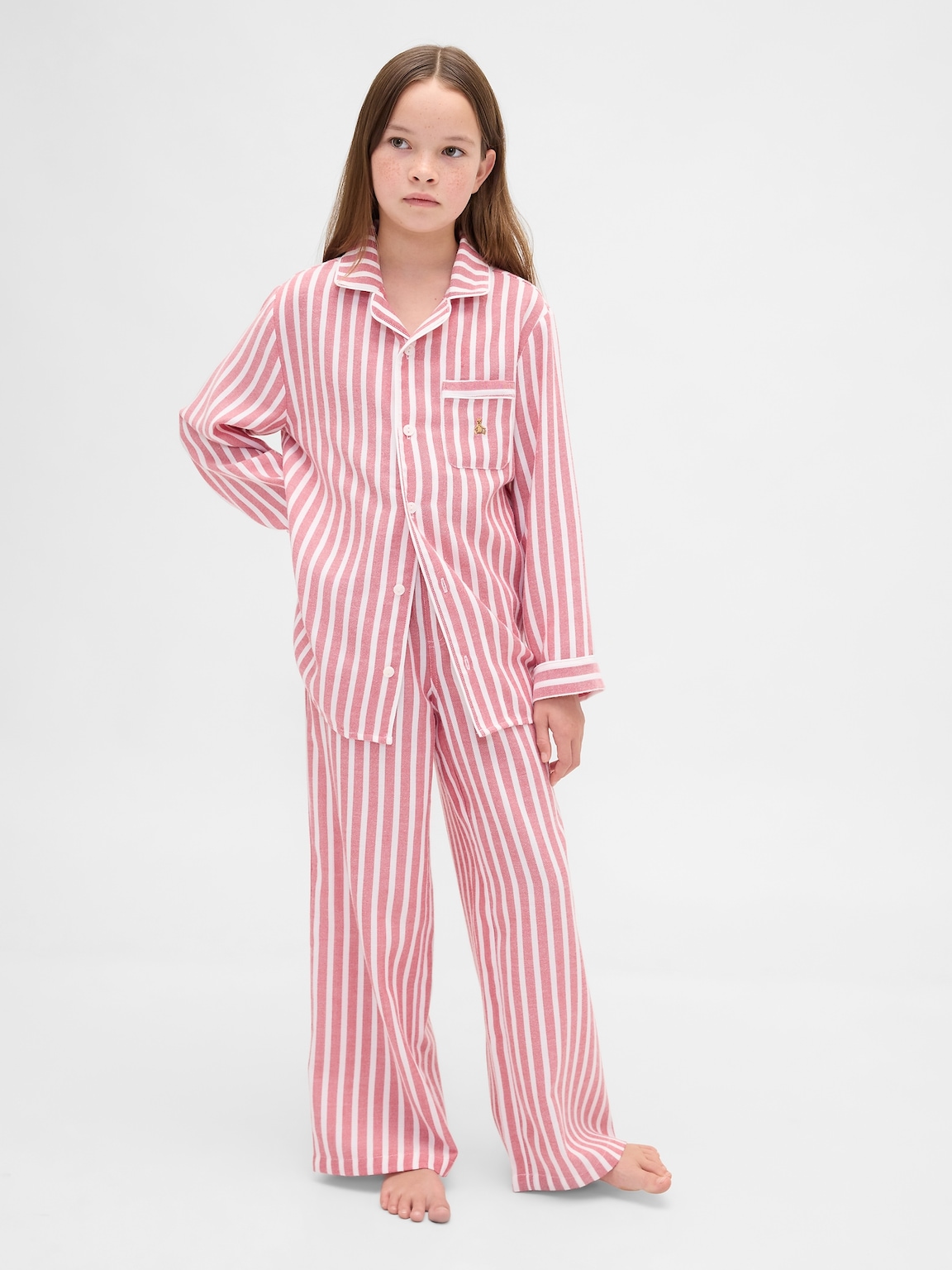 Kids Recycled Flannel PJ Set
