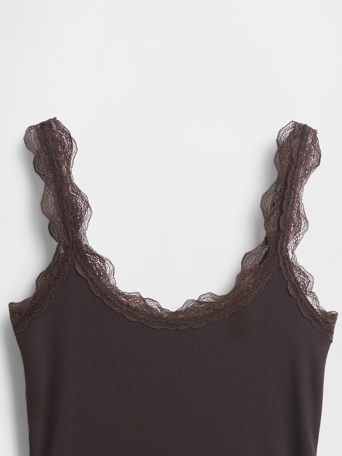 Mini Rib Lace PJ Tank Top