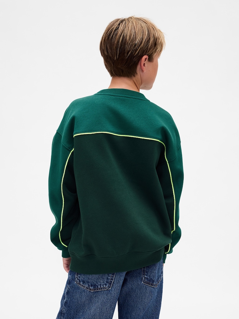 Kids VintageSoft Colorblock Logo Sweatshirt