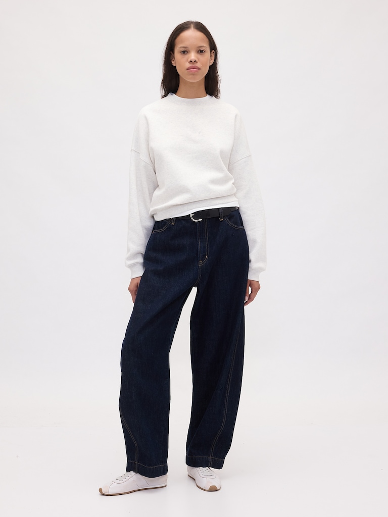 VintageSoft Wedge Crewneck Sweatshirt