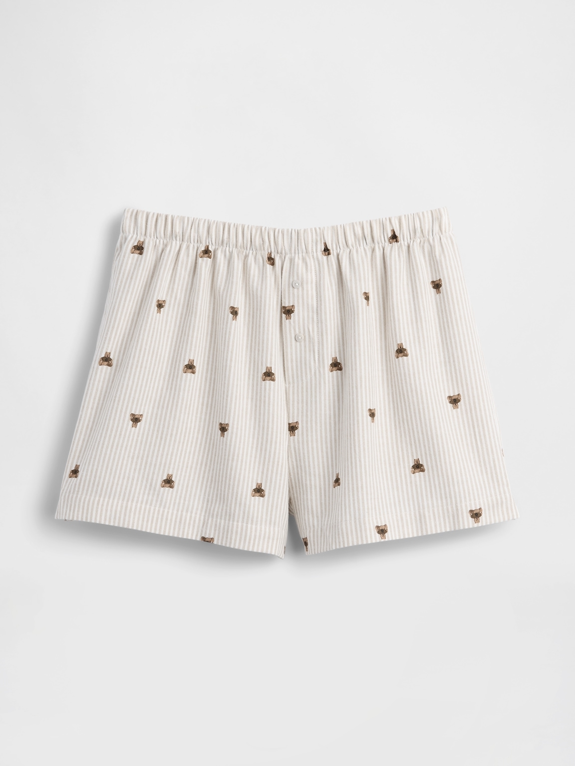 Logo Flannel Boxer Shorts
