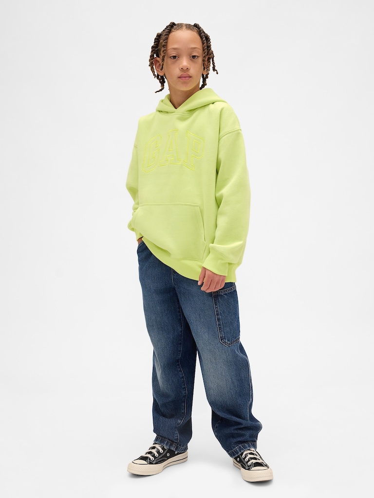 Kids VintageSoft Relaxed Logo Hoodie