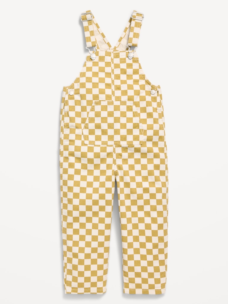 Printed Twill Overalls for Toddler Boys