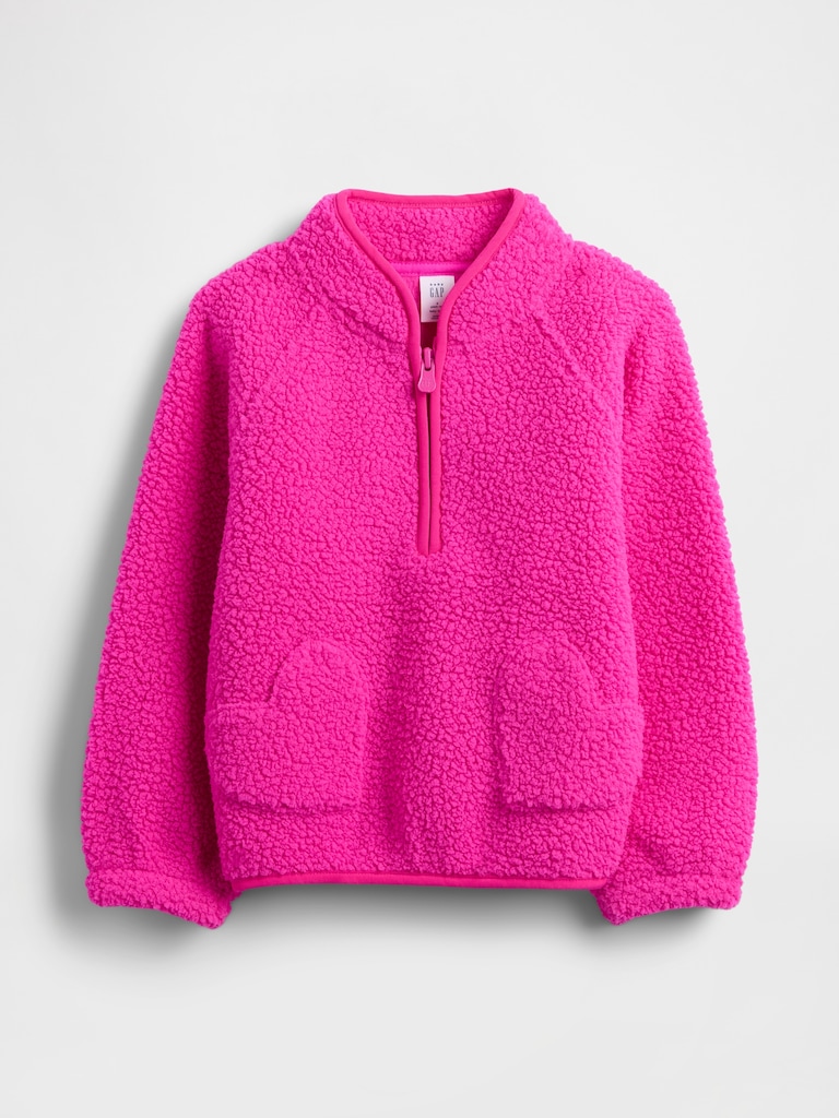 Baby & Toddler Sherpa Half-Zip Pullover