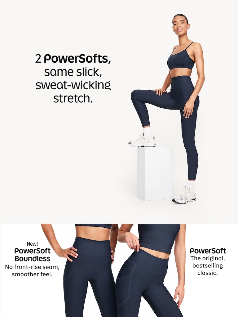 High-Waisted PowerSoft 7/8 Pocket Leggings