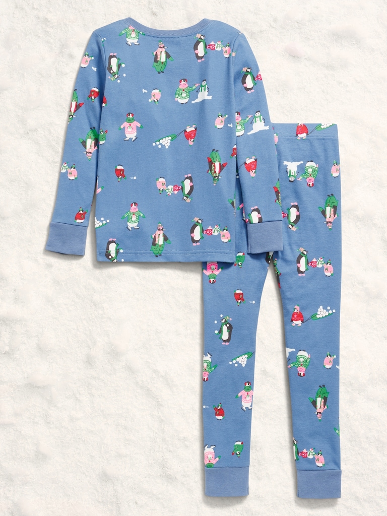 Printed Snug-Fit Pajama Set for Toddler & Baby
